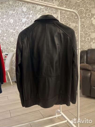 Кожаная куртка mango натуральная