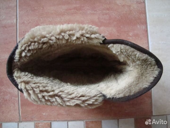 Шапка ушанка из овчины