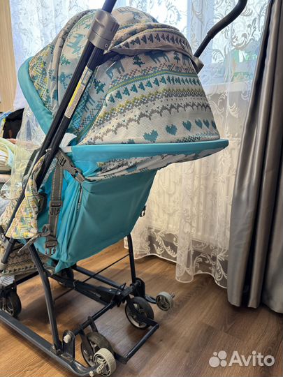 Детские зимние санки коляска