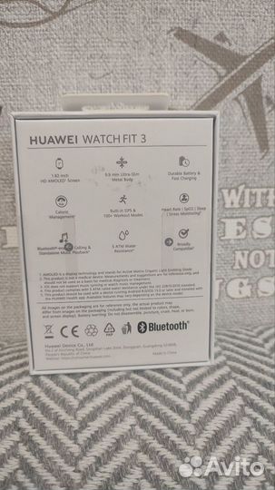 Смарт часы huawei watch fit 3 nfc