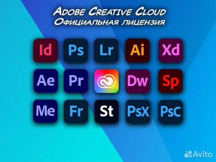 Adobe Creative Cloud 2023 / лицензия