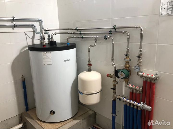 Отопление, водопровод, теплый пол, сантехника