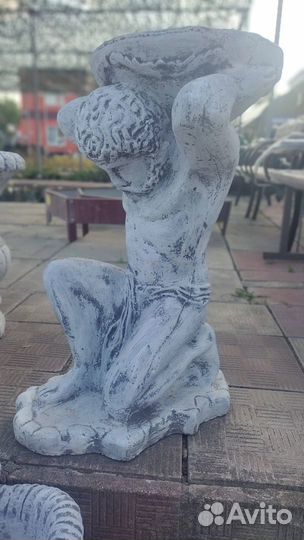 Скульптура для сада Бетон Атлант