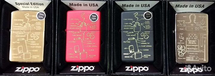 Зажигалки Zippo - Anatomy of Lighter