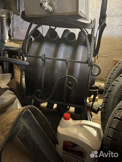 Печка буржуйка чугунная