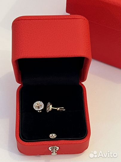 Серьги гвоздики 585