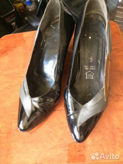 Женские туфли Австрия, нат кожа и лаковая