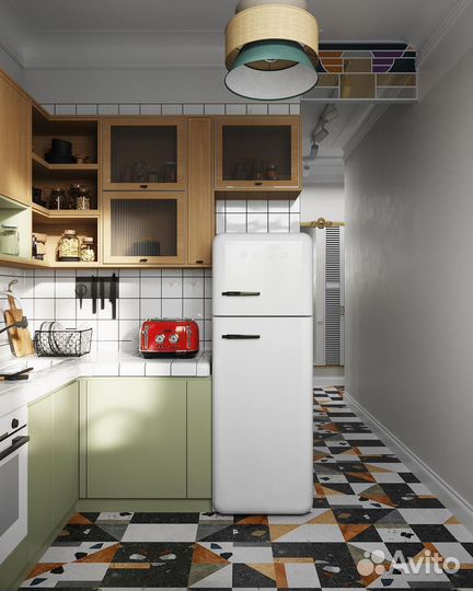 Кухонный гарнитур на заказ. Cкидкa нoвoceлaм 7