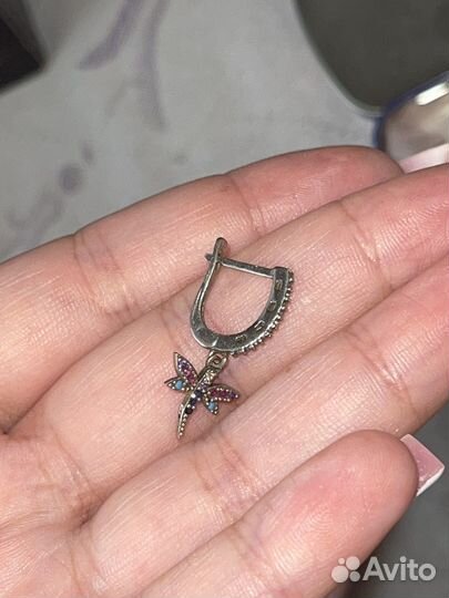 Серебряные сережки