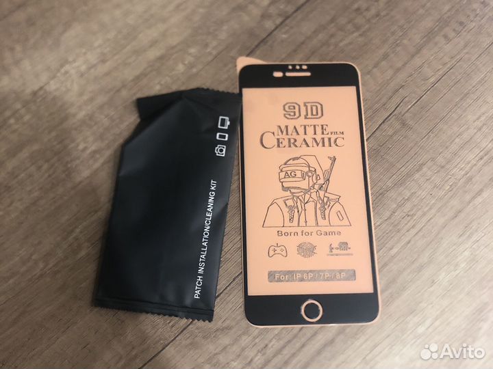 Защитное стекло на iPhone 7 plus и 8 plus