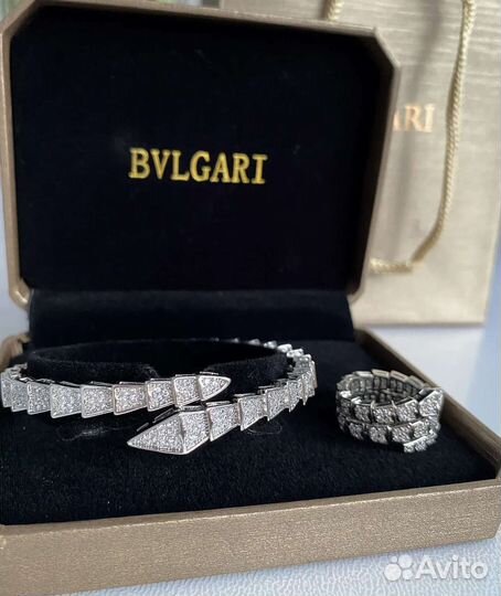 Браслет и кольцо от булгари