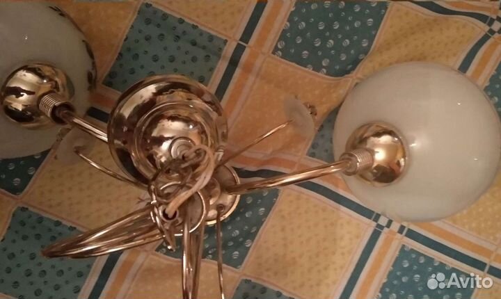 Люстра потолочная бу