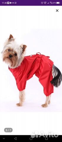 Дождевик для собак (комбинезон)