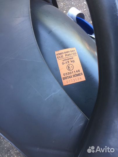 Детское автокресло Britax Romer Baby-Safe 0-13 kg