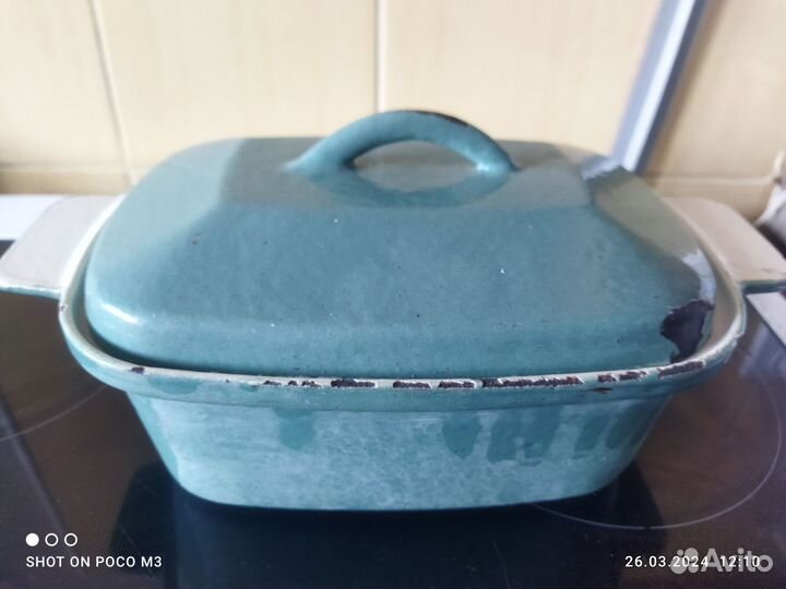 Гусятница чугунная СССР 2.5 литра