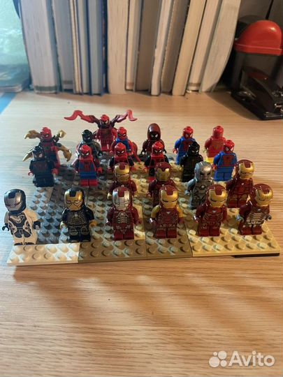 Lego minifigures marvel (минифигурки лего марвел)