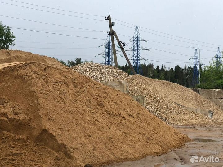 Песок,Щебень,Пгс.Опилки. Грунт.Доставка любой р-н