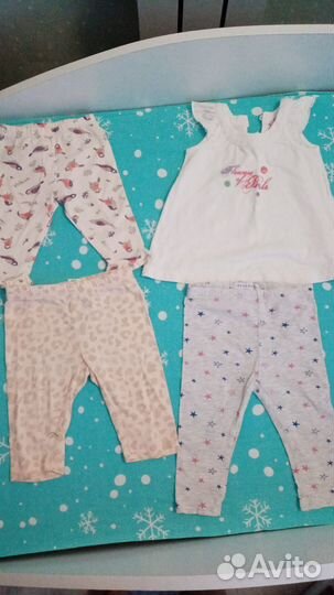 Пакет вещей на девочку 68 74