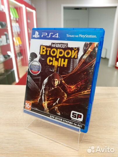 Диск PS4 infamous второй сын