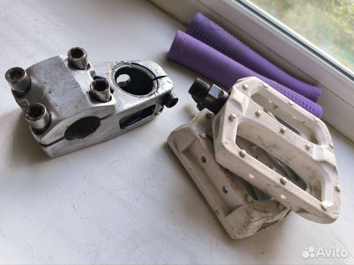 Педали, вынос salt, грипсы eclat