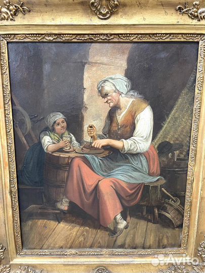 Антикварная картина 