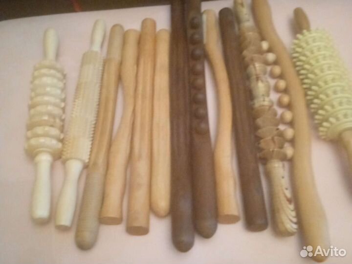 Палки из Бука, бамбука для Атицеллюлитноно массажа