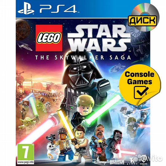 PS4 lego Star Wars The Skywalker Saga Новый