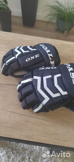 Краги хоккейные детские, шлем хоккейный детский