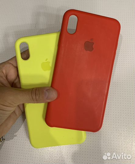 Чехлы для iPhone XS max (цена за оба)