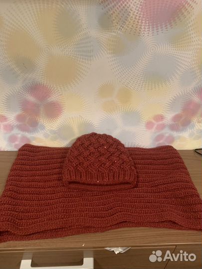 Снуд+шапка новый комплект