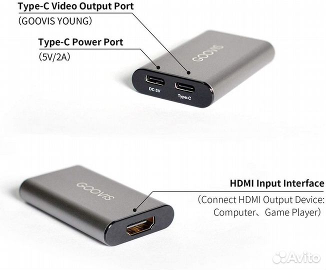 Адаптер USB Type-C на hdmi