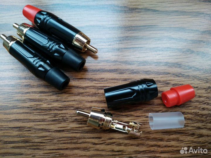 Разъемы RCA новые 4шт