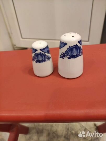 Солонка и перечница Kahla Синие птицы гдр