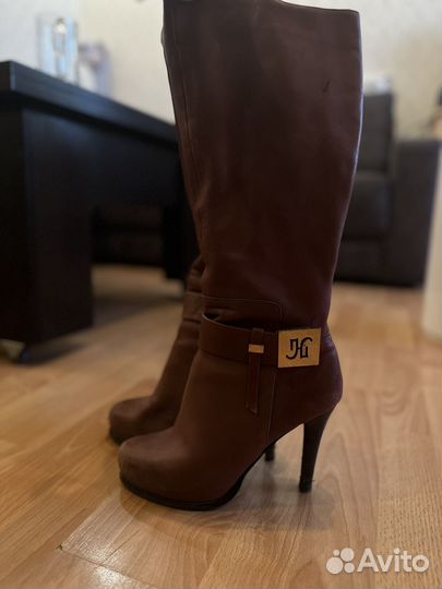 Сапоги женские натуральная кожа 40
