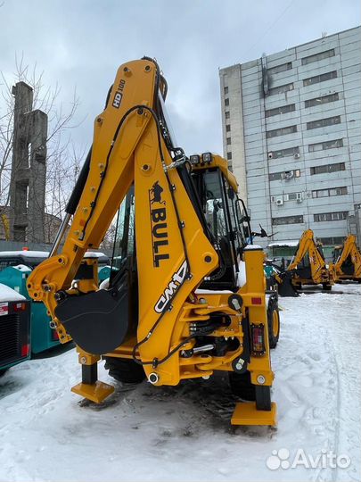 Экскаватор-погрузчик Bull HD100, 2023