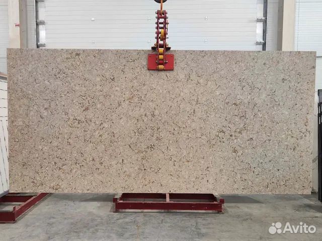 Кварцевый агломерат giallo, Слэб Normal