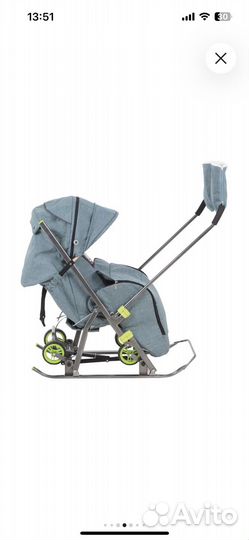 Детские санки коляска