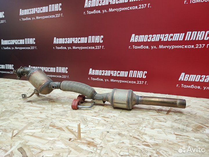 Приемная труба Skoda Rapid