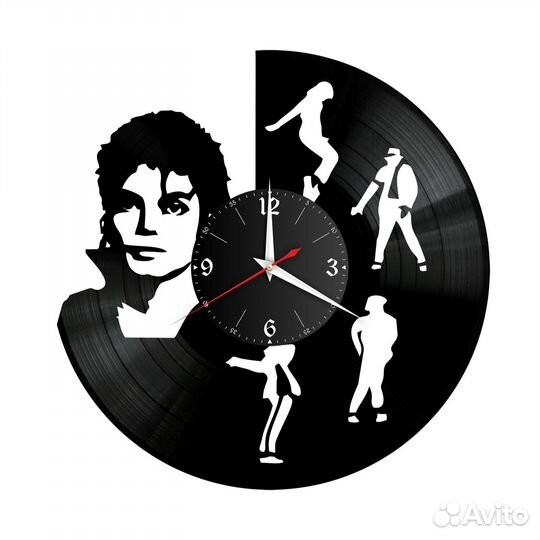 Часы настенные Майкл Джексон из винила, №2