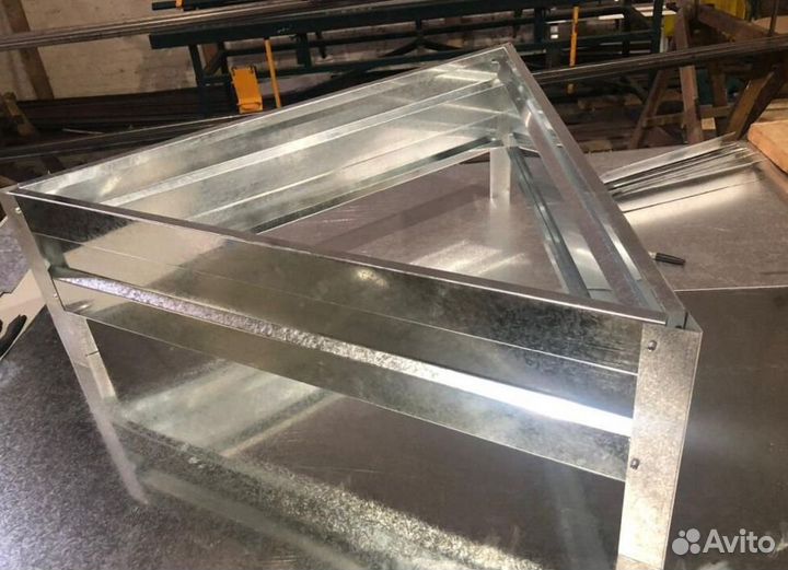 Грядка оцинкованная 1м х 3м х 22см