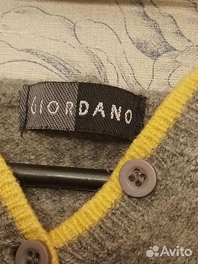 Свитер giordano шерсть