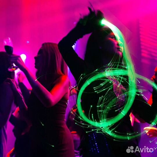 Световое-волокнистое Плётка (Хлыст) для танцев