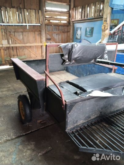 Мотоблок с телегой бу