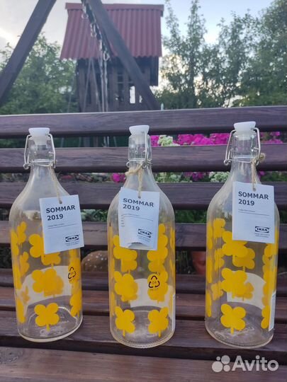 Бутылка с пробкой икеа