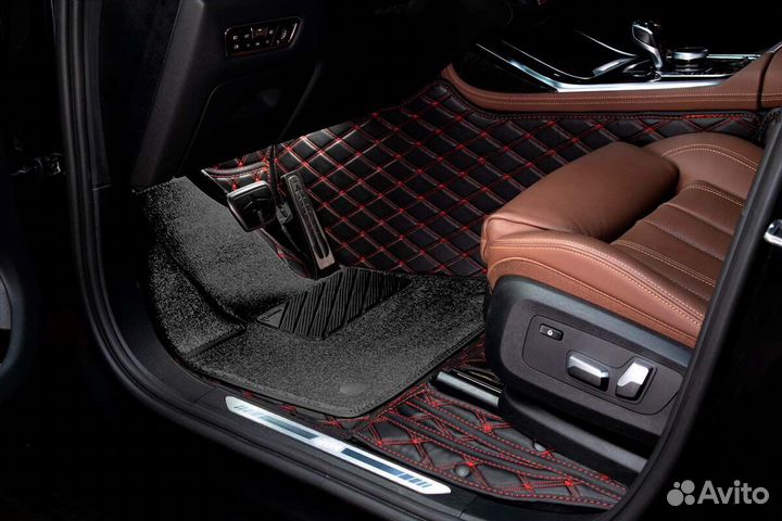 3D Коврики Lexus Салон Багажник из Экокожи