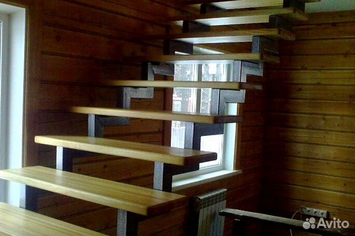 Перила кованные Установка