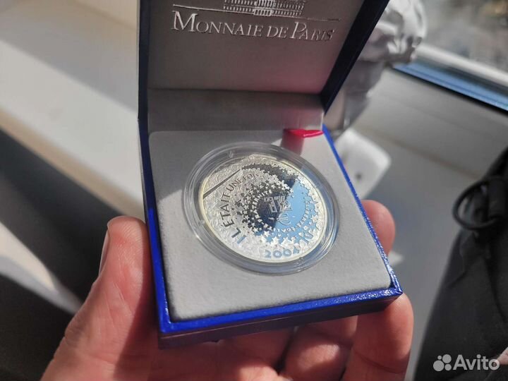 Франция 1 1/2 евро, 2004, серебро