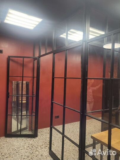 Б/у лофт перегородки, стеклянные