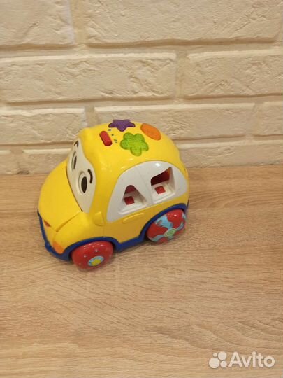 Машинка сортер со светом и звуком