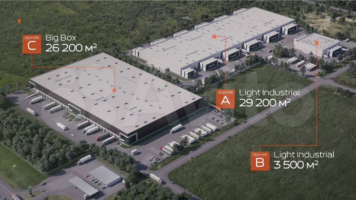 Помещение под производство в продажу, 8640 м²